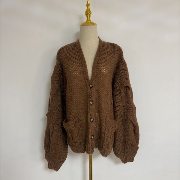Loewe Anagram mohair and wool-blend cardigan - Picture 5 of 14
